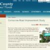 County launches Corkscrew Road Improvement Study webpage