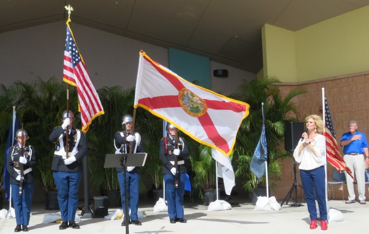 A Great Veteran’s Day Celebration at Estero’s Community Park