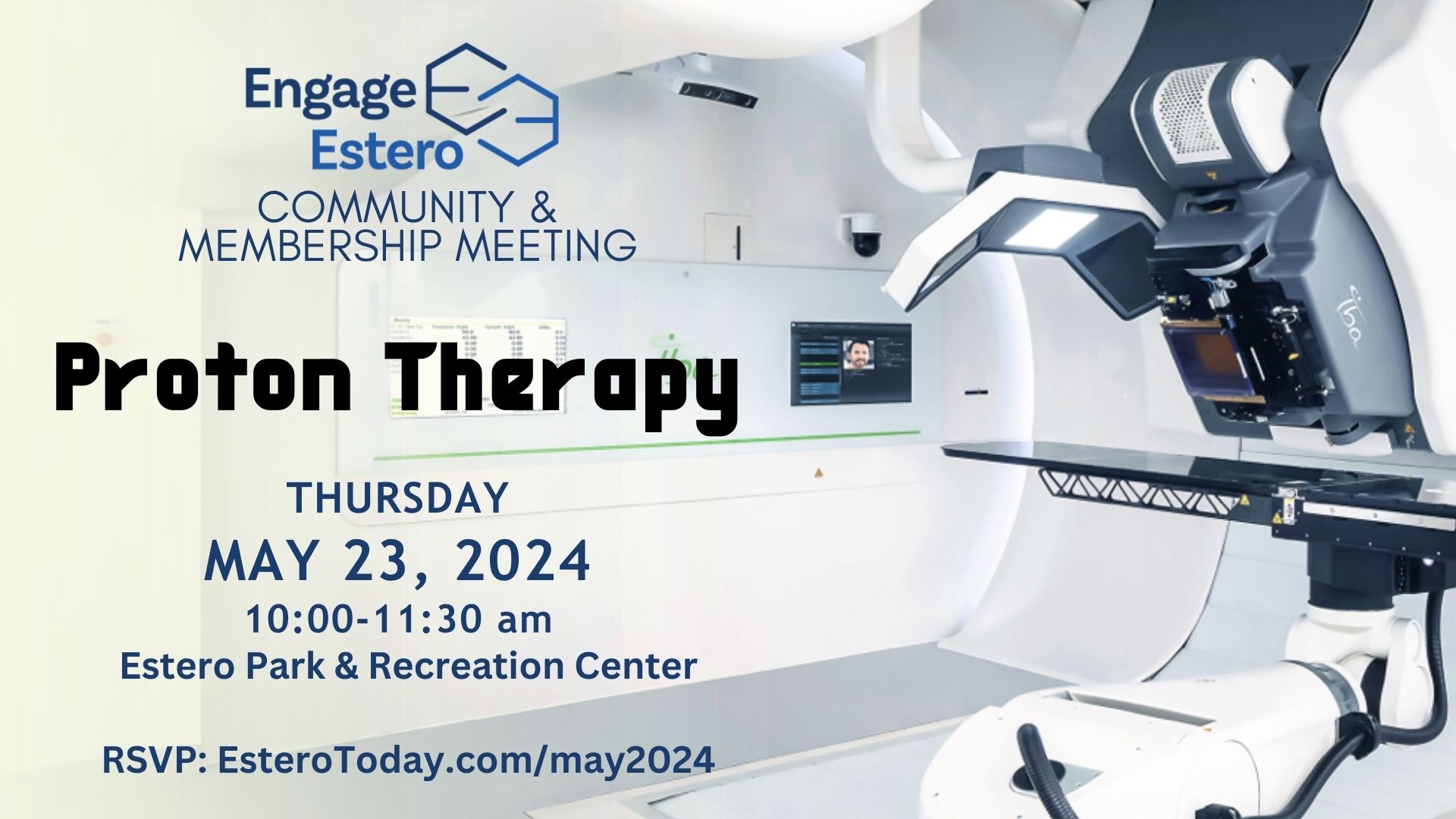 Proton Therapy for Cancer in Estero: May Community & Membership Meeting
